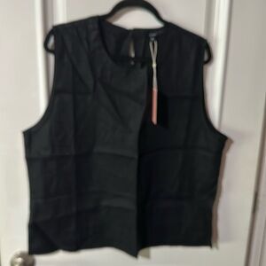 Quince 100% Linen sleeveless beautiful top size XL